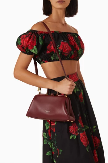 Small Grandma Top-handle Bag in Leather