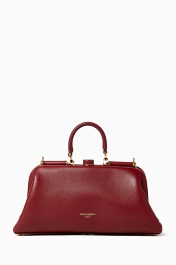 Small Grandma Top-handle Bag in Leather