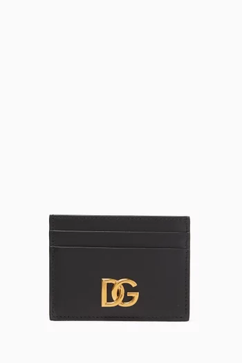 DG Card Holder in Smooth Leather