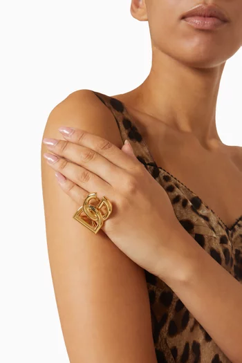 DG Logo Ring in Brass