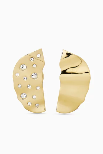 Shibumi Earrings in Gold-tone Brass