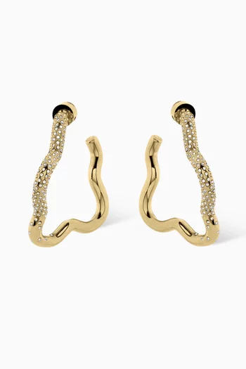Abeer Earrings in Gold-tone Brass
