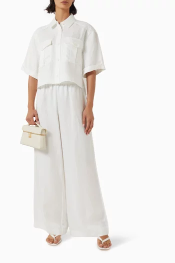 Edith Shirt in Linen Blend