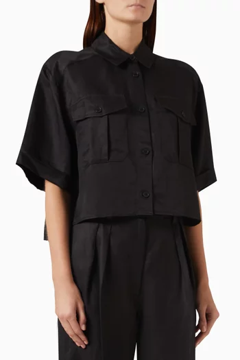 Edith Shirt in Linen Blend