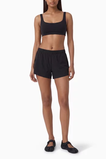 Matte Scoop Neck Bra