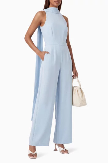 Anaya Wide-leg Jumpsuit in Crepe
