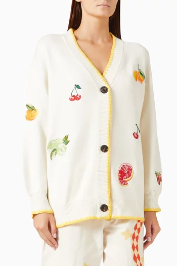 Martha Fruit Cardigan in Knit