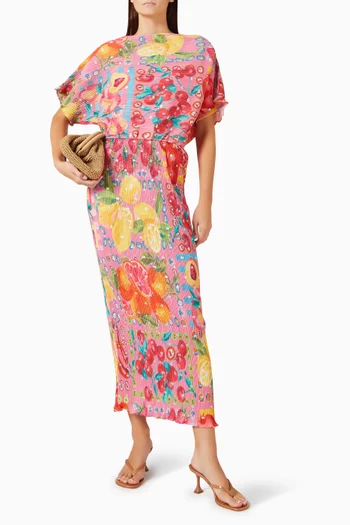 Tilly Fruit Midi Dress