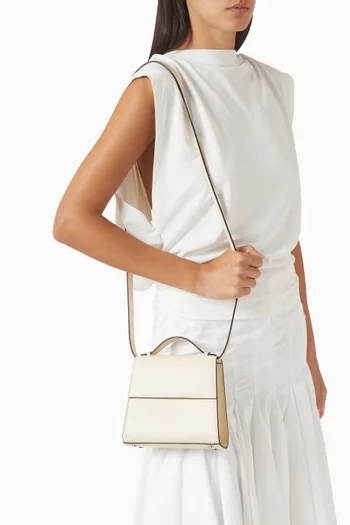 The Small Top-handle Bag in Leather