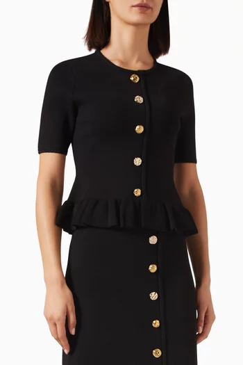 Marquise Peplum Top