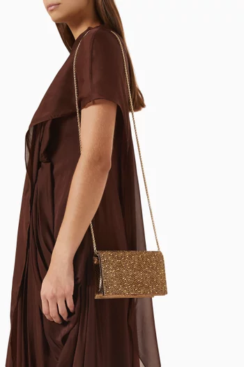 Small Safon Clutch in Leather