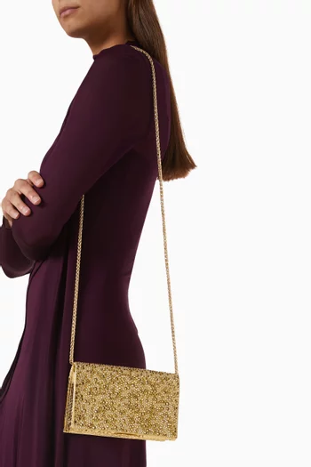 Small Safon Clutch in Leather