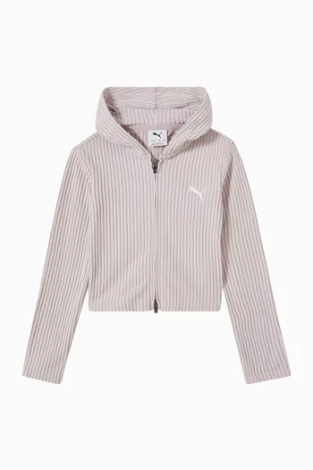 Logo Zip Hoodie