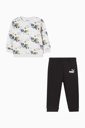 Minicats Super Puma Sweater & Pants Set in Cotton