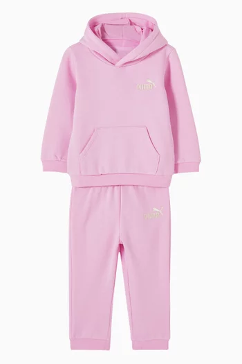 Minicats Hoodie & Sweatpants Set in Cotton