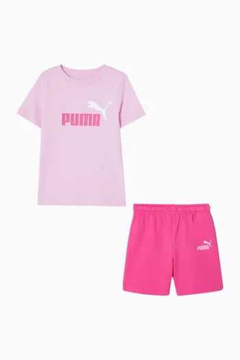 Minicats T-Shirt & Shorts Set in Cotton