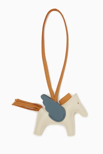 Unused Rodeo PM Pegasus Charm Milo Lambskin Leather