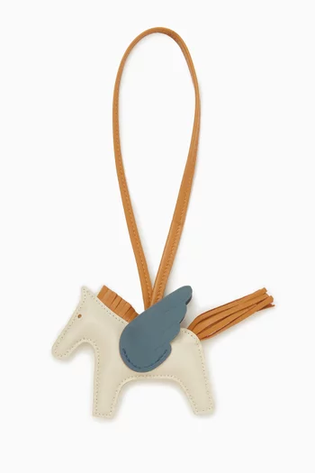 Unused Rodeo PM Pegasus Charm Milo Lambskin Leather
