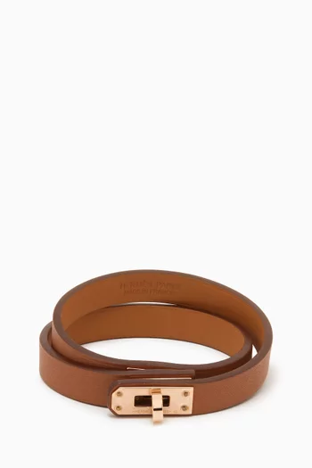 Unused Kelly Double Tour Bracelet in Swift Calfskin