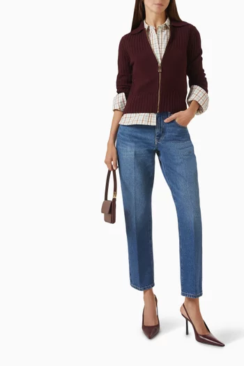 Low Waist Jeans in Denim