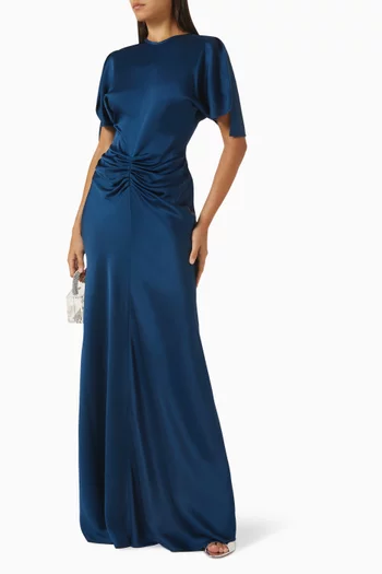 Isabella Gown in Crepe Satin