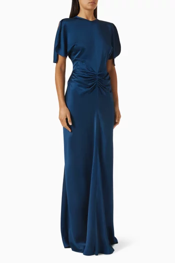 Isabella Gown in Crepe Satin