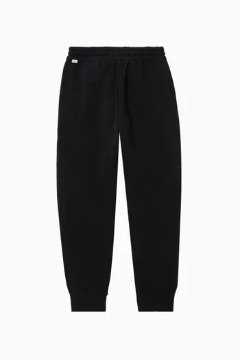 Logo-patch Sweatpants in Bonded-piqué
