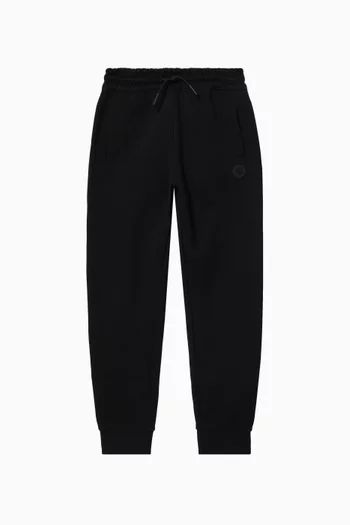 Logo-patch Sweatpants in Bonded-piqué