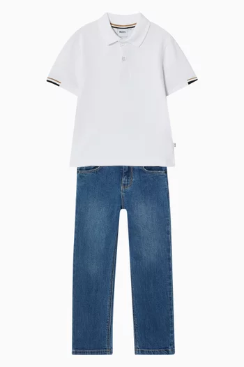 Polo T-shirt in Cotton-piqué