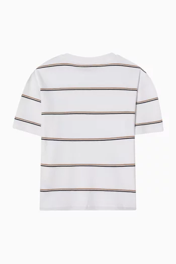 Striped T-shirt in Cotton