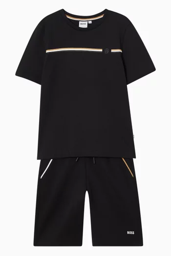 Logo-print T-shirt in Cotton-jersey