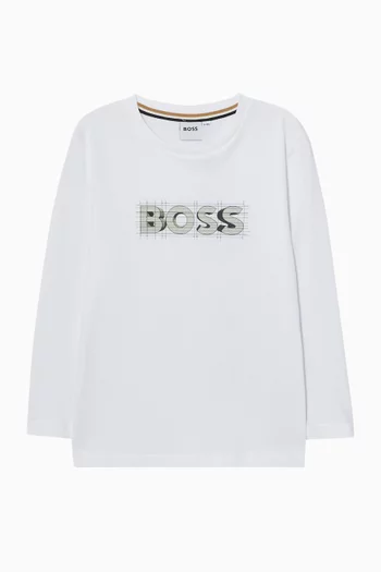 Logo-print T-shirt in Cotton-jersey
