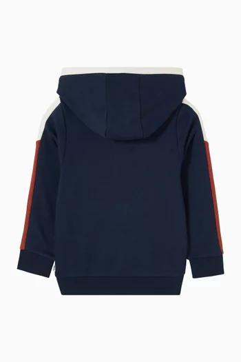 Zipped Logo Hoodie