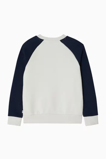 Logo Sweatshirt in Fleece
