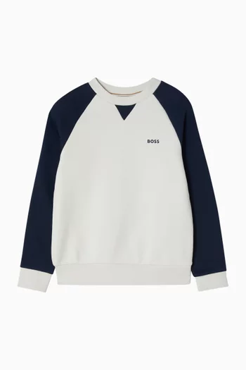 Logo Sweatshirt in Fleece