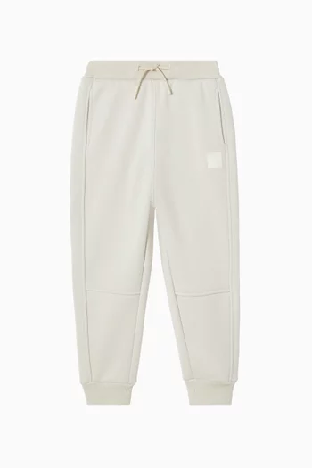 Drawstring Logo Patch Sweatpants