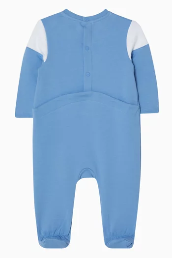 Colourblock Sleepsuit in Organic Cotton Blend