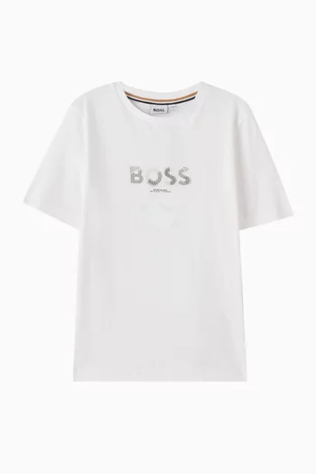 Logo-print T-shirt in Cotton-jersey