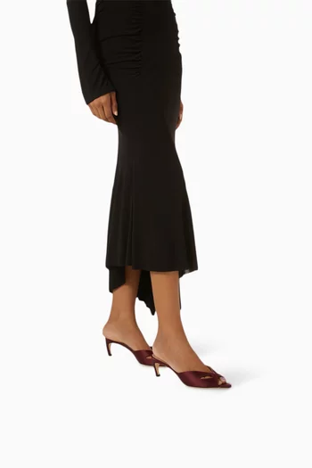 Harlow Mask 55 Mules in Satin