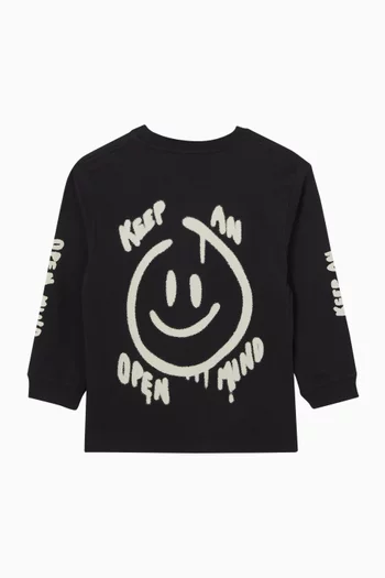 Graphic Rube Sweatshirt in Cotton