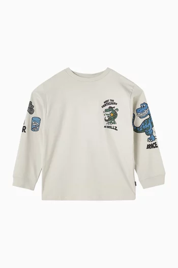 Graphic Dinosaur Sweatshirt