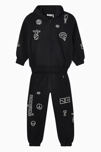 Graphic Marley Zip-Up Hoodie