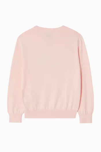 Graphic Branded Sweatshirt in Cotton