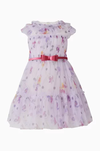 Floral-print Dress