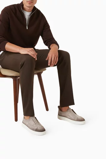 Slip-on Sneakers in Suede