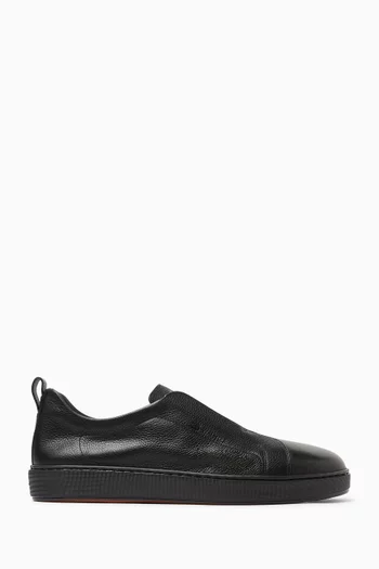 Victory Slip-on Sneakers in Leather