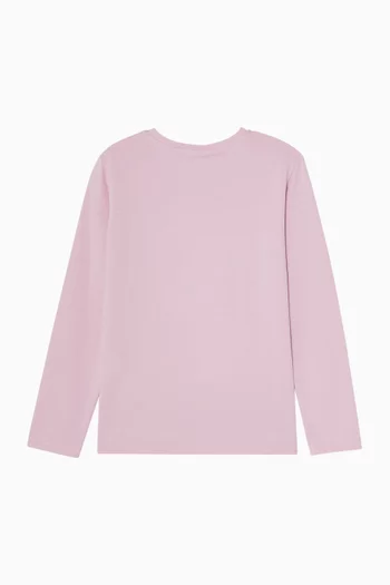 Flower Bow T-shirt in Cotton