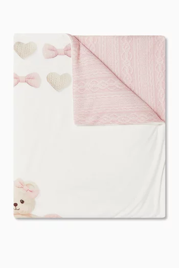 Heart Print Blanket