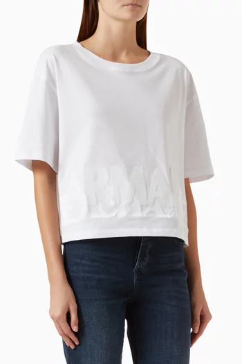 Crewneck T-shirt in Cotton Jersey