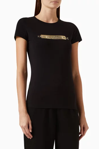 Logo T-shirt in Cotton Jersey